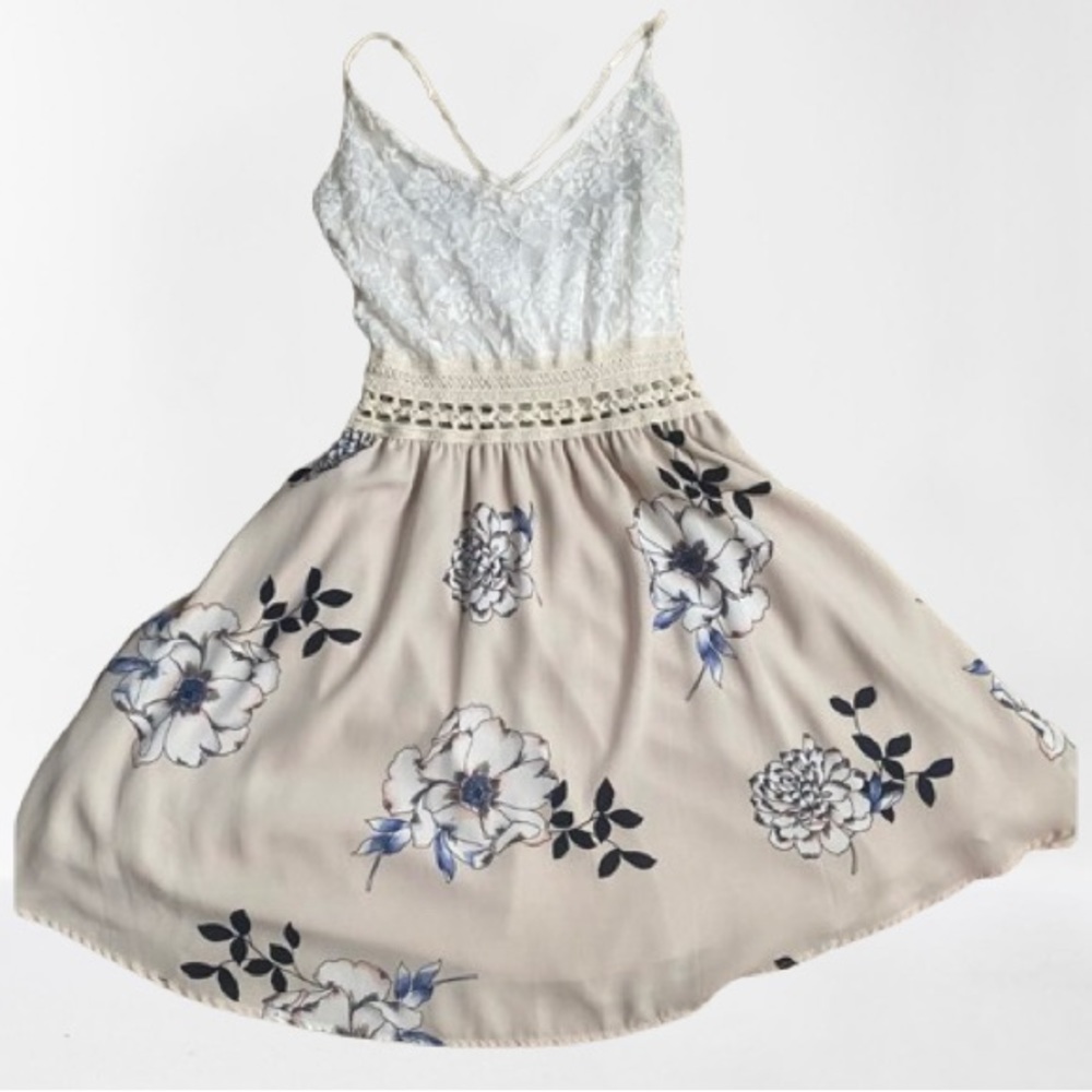 Boho/floral sleeveless dress